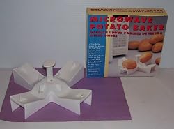 Microwave Potato Stand Baker 4 Potatoes Vent Points