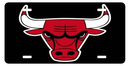 Chicago Bulls License Plate Sign 6'' x 12'' New Quality Aluminum