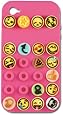 Emoji Icons iPhone 4/4S&nbsp;Cell Phone Case, Pink