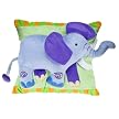 Olive Wild Animals Elephant Pillow - 14x14