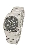 Image of Puma Drive Gents Black Chrono Dial Stainless Steel Bracelet Watch