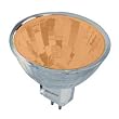 Bulbrite 637520 - FTD/O - Orange 20 Watt MR11 Style Halogen Light Bulb, 12 Volt, 36 Degree Beam Spread