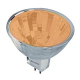 Bulbrite 637520 - FTD/O - Orange 20 Watt MR11 Style Halogen Light Bulb, 12 Volt, 36 Degree Beam Spread