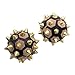Set of 2 Handmade Juniper Wooden Hand Palm Foot Bronze Sensory Stimulation Pointed Acupressure Su Jok Spiky Massage Ball Massager