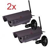 KARE N7205JV Wireless Network WIFI IP Camera Outdoor Waterproof Security LED 80ft IR Night Vision