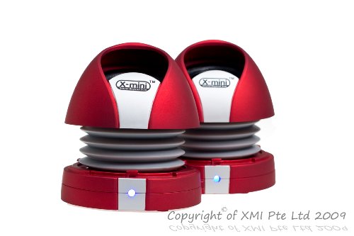 X-Mini MAX II Capsule Speakers Colour RED
