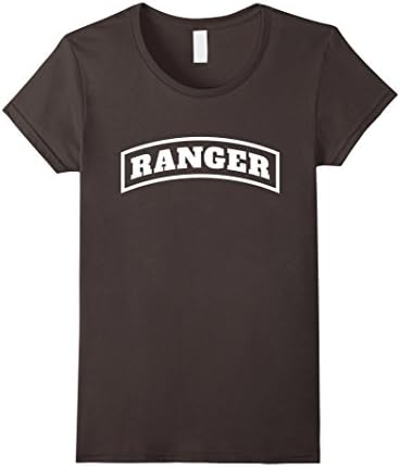 Women's Army Ranger Badge Subdued Veteran Tshirt Medium Asphalt