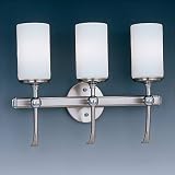 Designers Fountain 4103-SPC Symphony Bath / Vanity Light Satin Platinum and Chrome 17-1/4 w. x 13 h. x 5-1/4 ext.