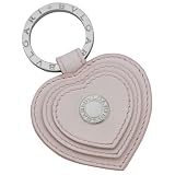 Bvlgari Pink Leather Heart Keychain 22541 by Bvlgari