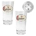 Houston Astros MLB 2pc Pint Ale Glass Set with Baseball Bottom - Oval Logo by Great American Products
