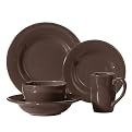 American Simplicity 20-pc. Dinnerware Set - Chocolate