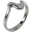 Rolling Swish Sterling Silver Ring