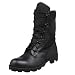 Wellco Men's Padded Collar Jungle Military Boot,Black,9.5 M