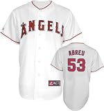 Brandon Wood Youth Jersey: Majestic Home White Replica #3 Los Angeles Angels of Anaheim Jersey