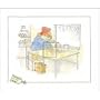 Barry Macy Copyrights - Paddington At The Buffet Size 12x10 Poster Print