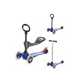 MINI MICRO SCOOTER WITH SEAT BLUE