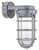 Lithonia Lighting VW150I M12 150W Incandescent Utility Vapor Tight Wall Mount Fixture, Grey