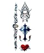 Biker 2 Temporary Tattoo Kit