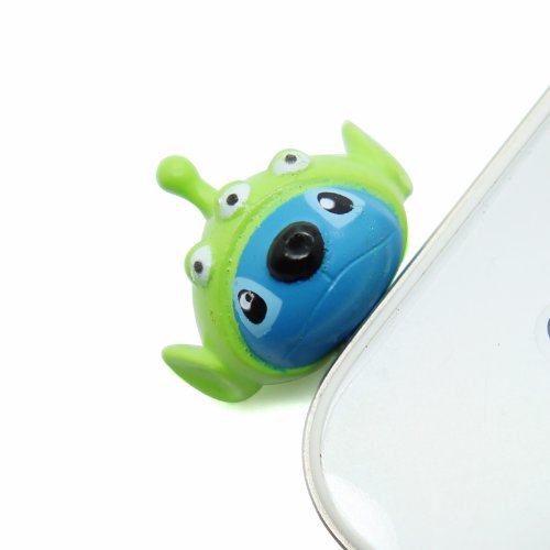 Disney - New 3D Stitch in 3 Eyes Alien 3.5mm Headphone Anti-Dust Plug Cap for iPhone 4 4S Samsung HTC Disney - New 3D Stitch in 3 Eyes Alien 3.5mm Headphone Anti-Dust Plug Cap for iPhone 4 4S Samsung HTC