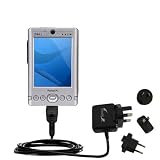 International Wall / AC Charger for the Dell Axim x3 - Gomadic Brand w/ TipExchange Technology