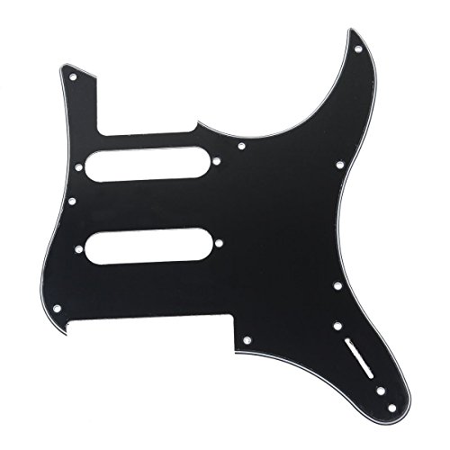 Aklot Electric Guitar Pickguard For Yamaha Pacifica 112V Replacement 3 Ply Black