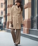 Kenneth Cole REACTION - Kenneth Cole Reaction Women's Melton Single Breasted Belted Trench Coat