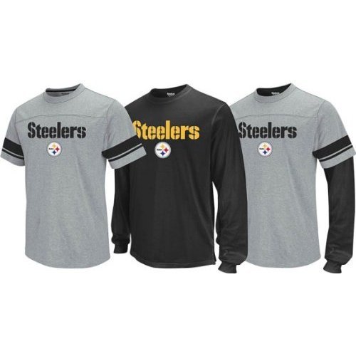 Pittsburgh Steelers NFL 2011 Reebok 3 in 1 T-Shirt Combo (XX-Large)
