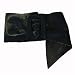 BLACK SIMPLE WIDE CINCH BELT W/RECTANGLE BUCKLE