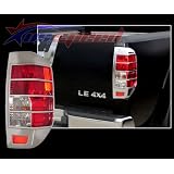 2005-UP Nissan Frontier Chrome Tail Light Covers 2PC by CWZ
