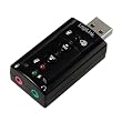 LogiLink USB Soundcard, 7.1, USB, 124 x 194 x 34 mm, 80 g