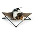 K&H Breezy Bunk Portable Dog Bed, Medium, 24-Inches by 24-Inches, Taupe