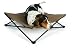 K&H Breezy Bunk Portable Dog Bed, Large, 30-Inches by 30-Inches, Taupe