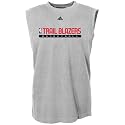 adidas Portland Trail Blazers Ash True Court Sleeveless T-shirt