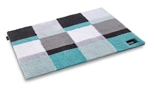 Joop 15513220677 Badteppich Reef Squares 70 x 120 cm türkis: Amazon.de
