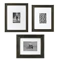 Distressed Wood Frame Collection - Black