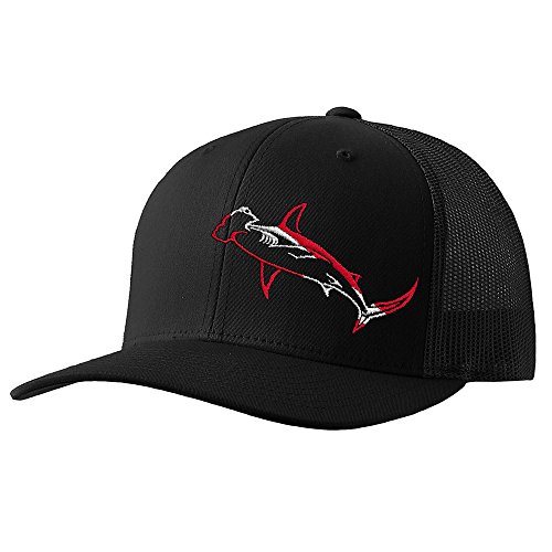 Born of Water Apparel: Hammerhead Shark Hat Trucker Cap - Freediving | Scuba Diving | Spearfishing