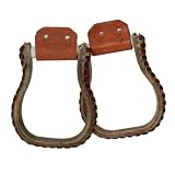 Billy Cook Rawhide Covered Oxbow Stirrups 15-343