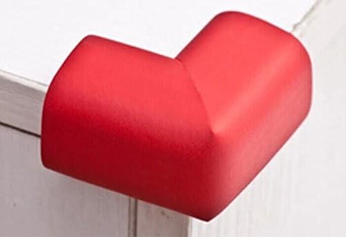 Interbusiness 10 Pcs/Lot Baby Child Infant Kids Safety Safe Table Desk Corner Bumps Cushion Guards Foam Protector (Red)