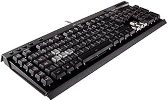 Corsair CH-9000224-UK K30 Performance Red Backlit Gaming Keyboard, UK - Black