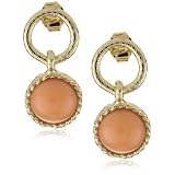Rachel Leigh Primrose Peach Stone Drop Earring