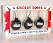 Cherry Bomb Sparkling Party Candles, Set of 3, Fourth of July