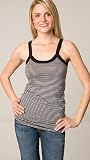 C  C California Black Striped Bold Tank