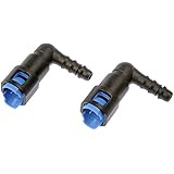 Dorman 800-091 Fuel Line Quick Connector for 3/8 In. Steel to 5/16 In. Nylon Tubing, Pack of 2