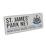 Newcastle United FC Authentic ST James' Park Metal Street Sign - OOP RARE!