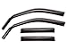 WeatherTech Custom Fit Side Window Deflectors for Ford F-150, F-150 SVT Raptor - (82697), Front & Rear Set - Dark Tint