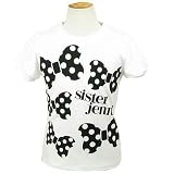 JENNI リボン柄 パフスリーブＴシャツ【27815】 (120cm, オフホワイト)