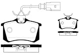 Produkt-Bild: AUTEK Bremsbel&auml;ge hinten SEAT ALHAMBRA 2.0i 1.8T20V 2.0TDI 1.9TDI VW SHARAN 1.8T20V 2.0 1.9TDI FORD GALAXY 1.9TDI