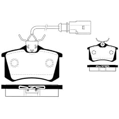 AUTEK Bremsbel�ge hinten SEAT ALHAMBRA 2.0i 1.8T20V 2.0TDI 1.9TDI VW SHARAN 1.8T20V 2.0 1.9TDI FORD GALAXY 1.9TDI