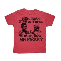Sanford and Son 5 of These Where You Sneeze Red T-Shirt Tee