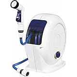 nobrand ホースリール　コロン（シャワーコネクター付） 園芸用品 ブルー(PRR-20CHSJC-01)